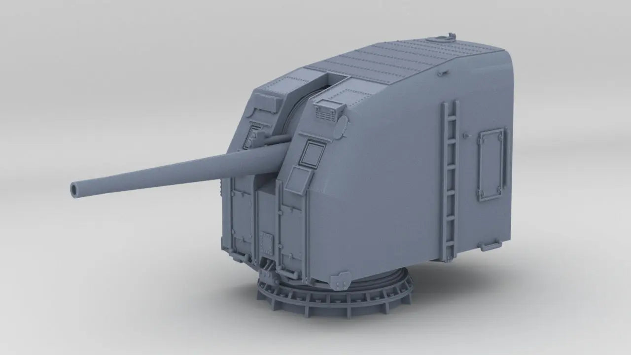 1/48 USN 5"/38 cal. Gun Mounts Hard Set - distefan 3d print
