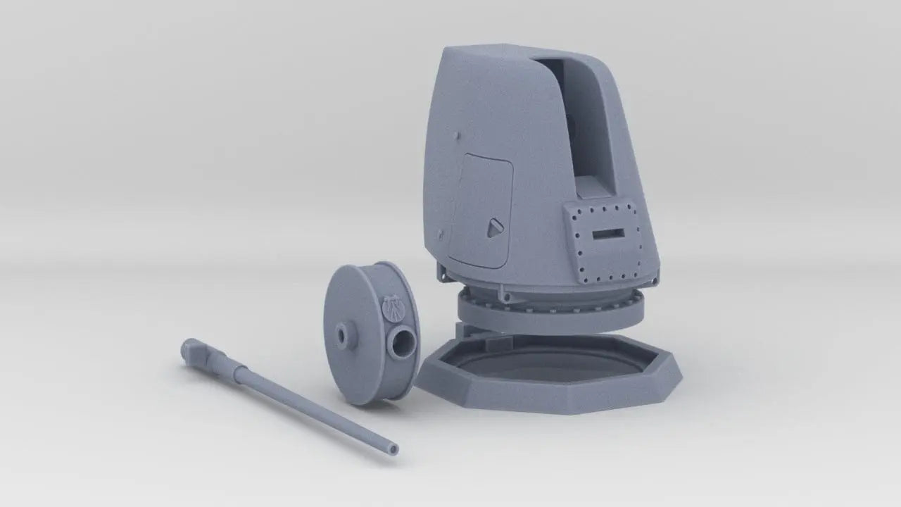 1/48 USN 5"/54 Caliber Mark 45 Gun Mod 0-2 Kit - distefan 3d print