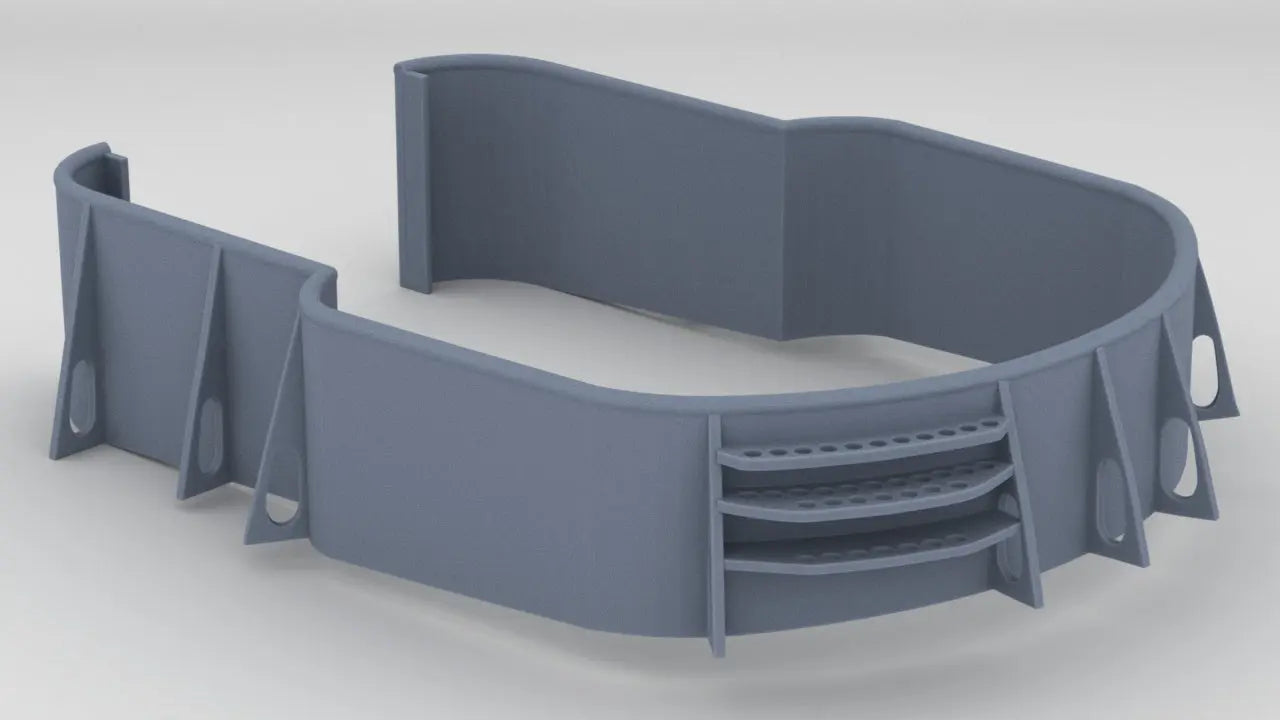 1/48 USN PC and PGM 3-inch 50 Gun Tub 3dspro