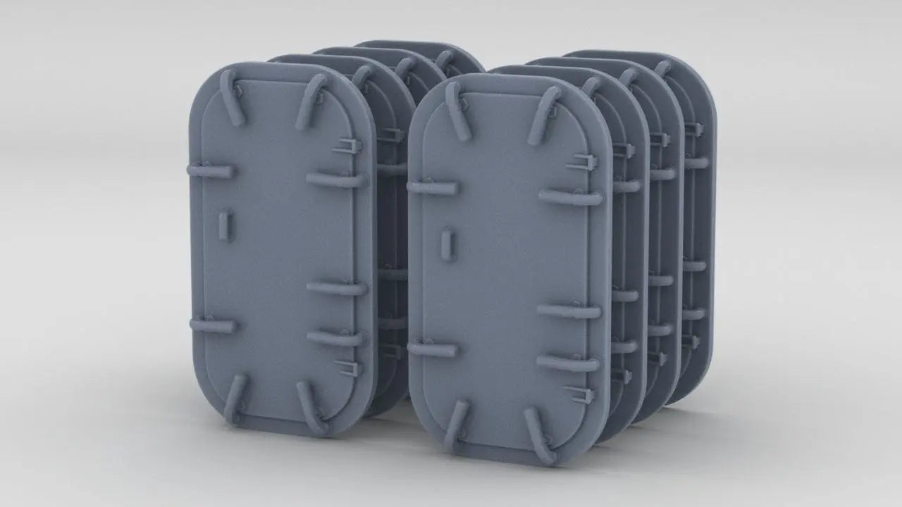 1/48 USN Watertight (5’-0”) Set (8pcs) - distefan 3d print