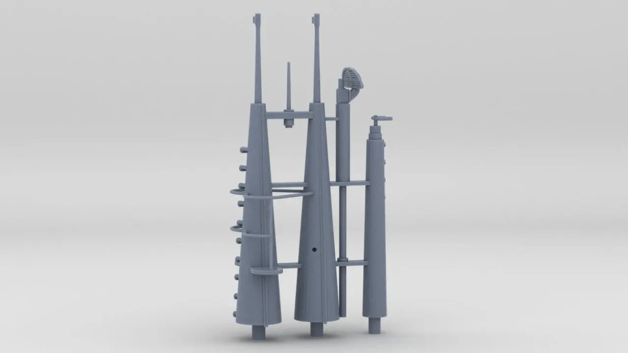 1/48 USS Balao - Conning Tower Details 3dspro