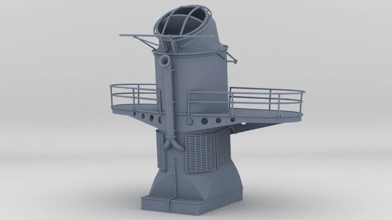 1/48 USS Fletcher Funnel 2 Searchlight Platform Protosoon
