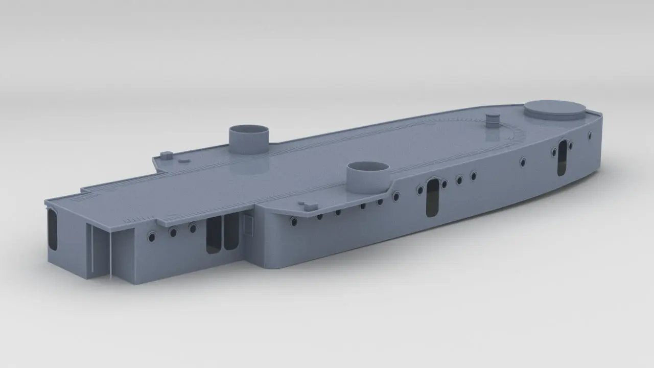 1/48 USS Juneau (CL-52) Forward Deck 1 - distefan 3d print