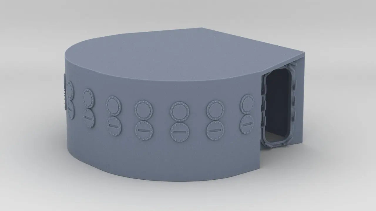 1/48 USS Juneau (CL-52) Forward Deck 4 Pilot House - distefan 3d print