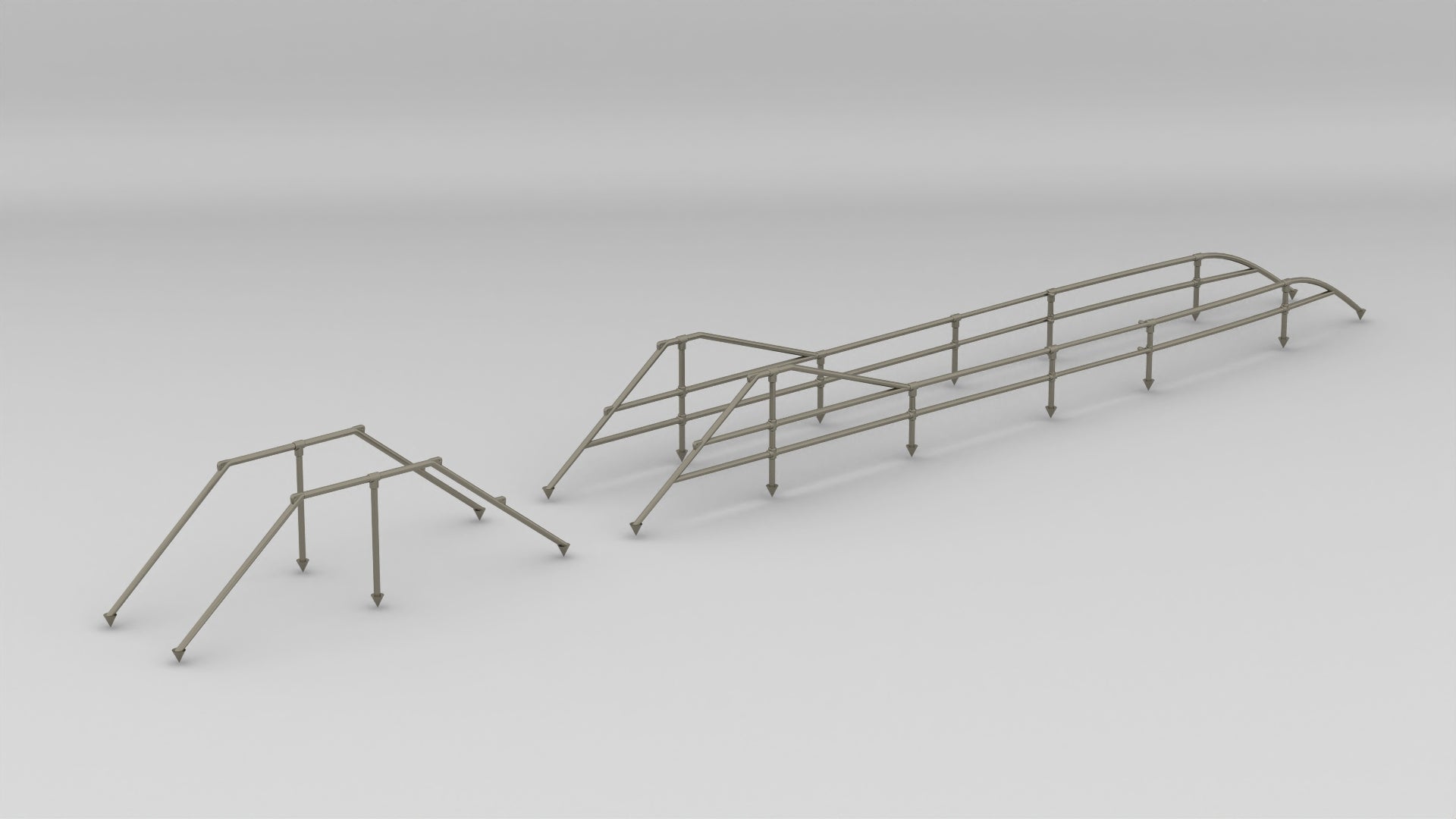 1/48 DKM U-Boot VII/C Hull Deck Railing Set - distefan 3d print