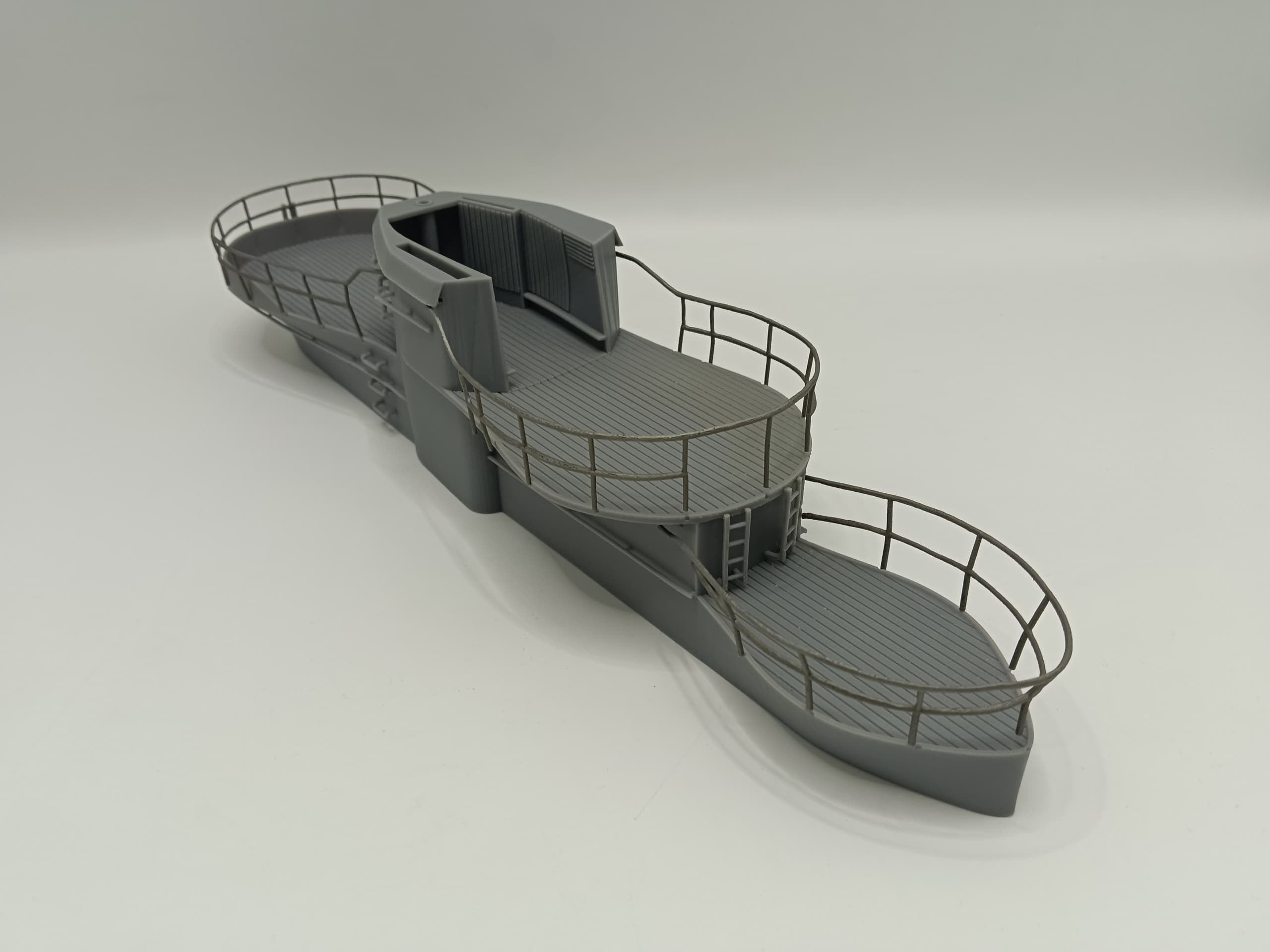 1/48 DKM U-Boot VII/C - U-441 Conning Tower w/ Railing - distefan 3d print