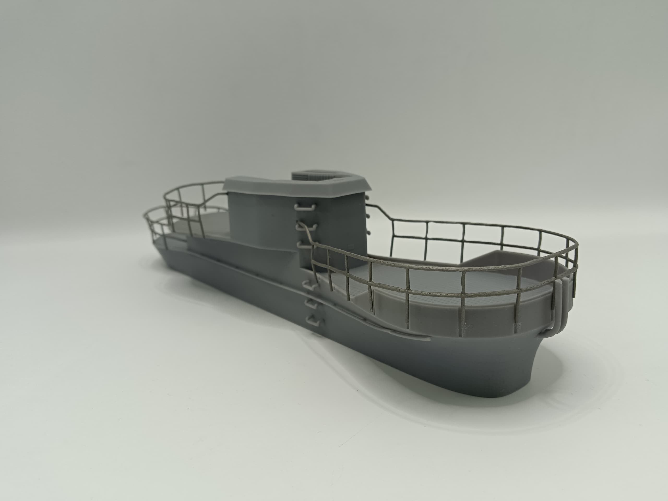 1/48 DKM U-Boot VII/C - U-441 Conning Tower w/ Railing - distefan 3d print