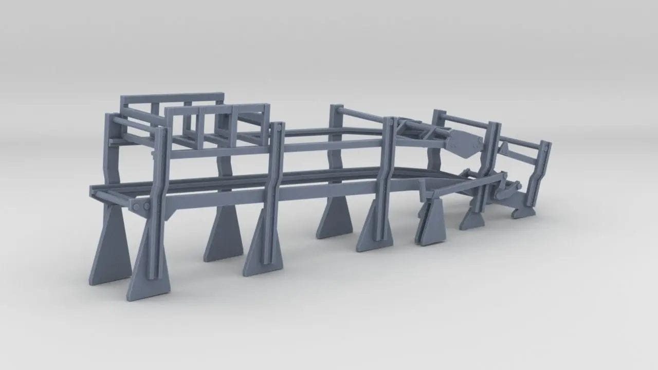 1/48 HMCS Snowberry DC Release Track Port - distefan 3d print