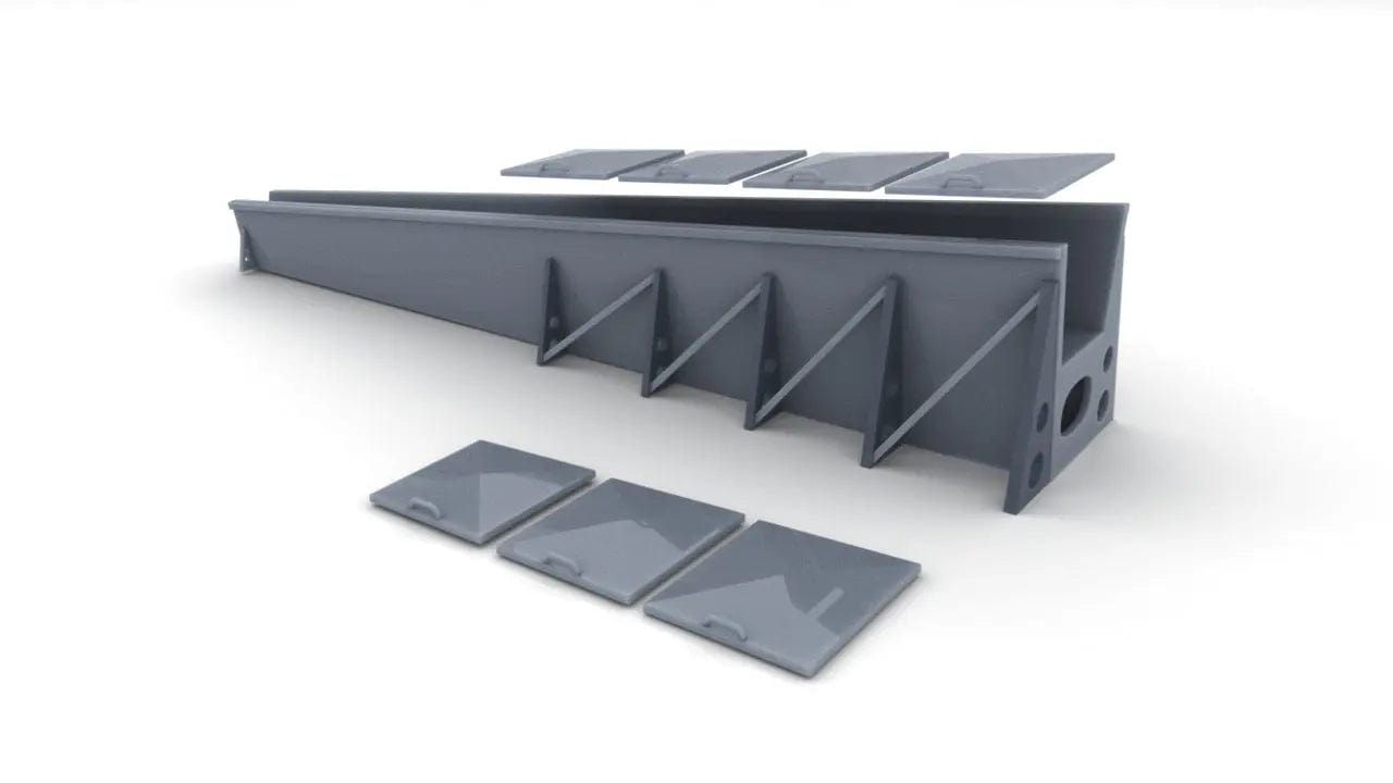 1/48 IJN Deck Box for Aircraft Crane Kit - distefan 3d print