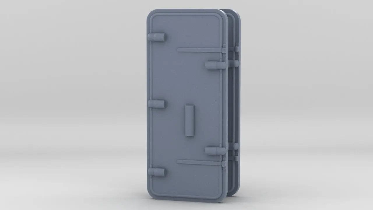 1/48 IJN Watertight Doors Set (2pcs) - distefan 3d print