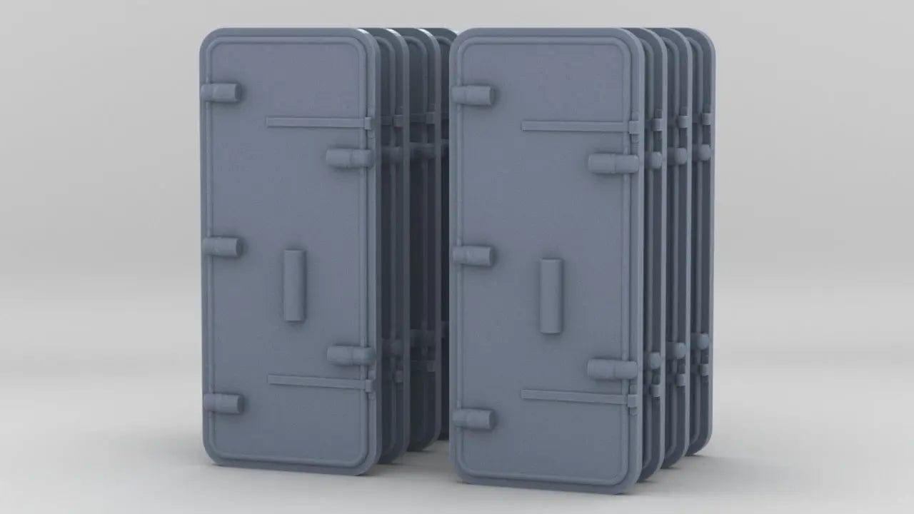 1/48 IJN Watertight Doors Set (8pcs) - distefan 3d print