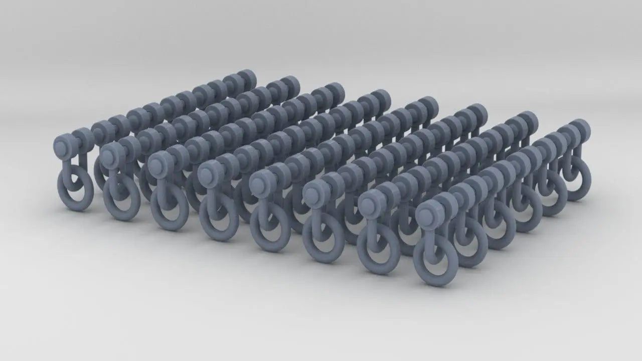 1/48 US Liberty-class Pin & Shackle Set (48pcs) - distefan 3d print