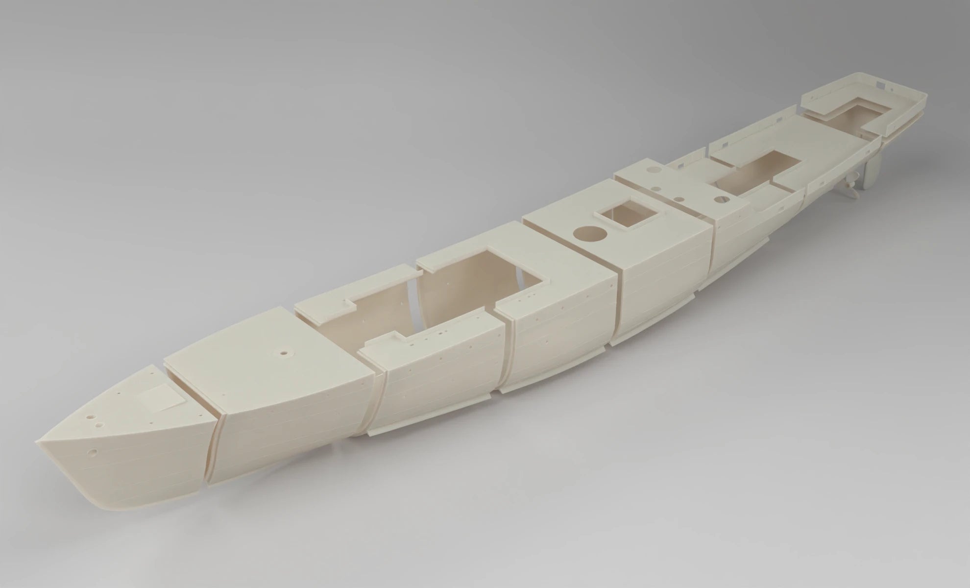 1/48 HMS Castle Class Corvette Hull Set OITECH