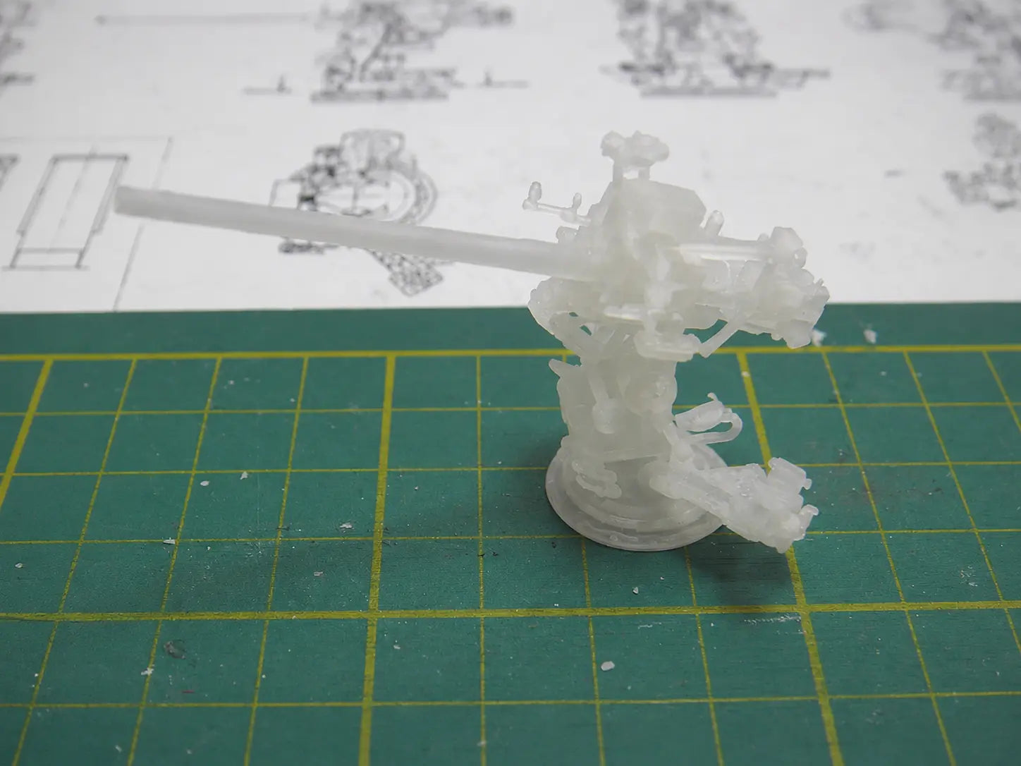 1/48 USN 3-inch 50 Cal. Deck Mount Mk22 - distefan 3d print