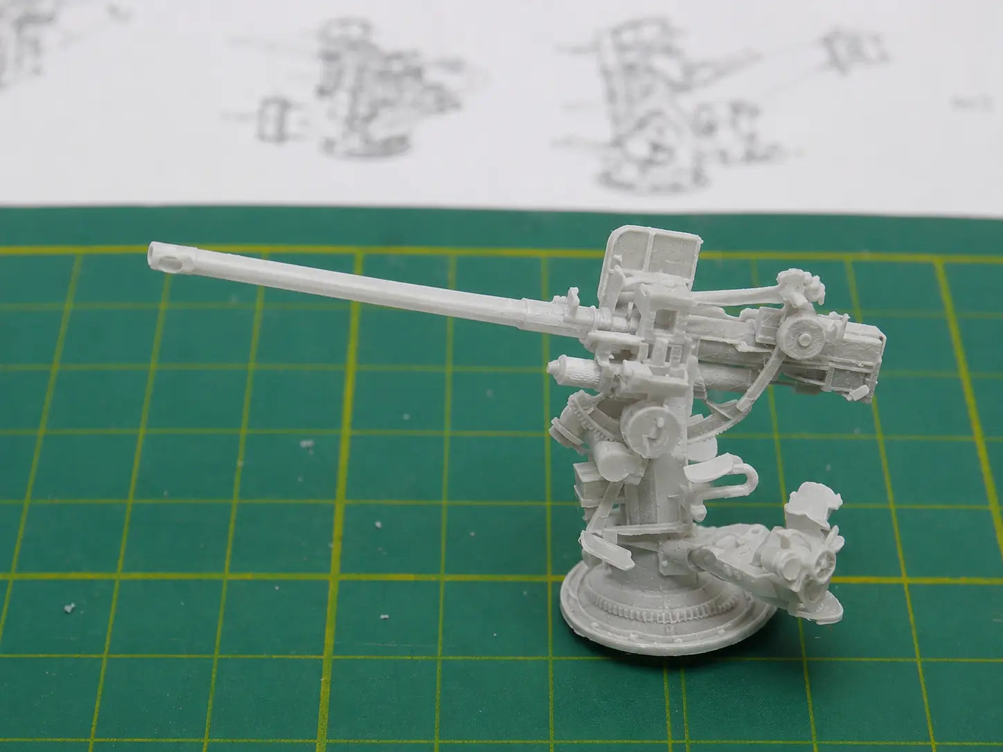 1/48 USN 3-inch 50 Cal. Deck Mount Mk22 - distefan 3d print