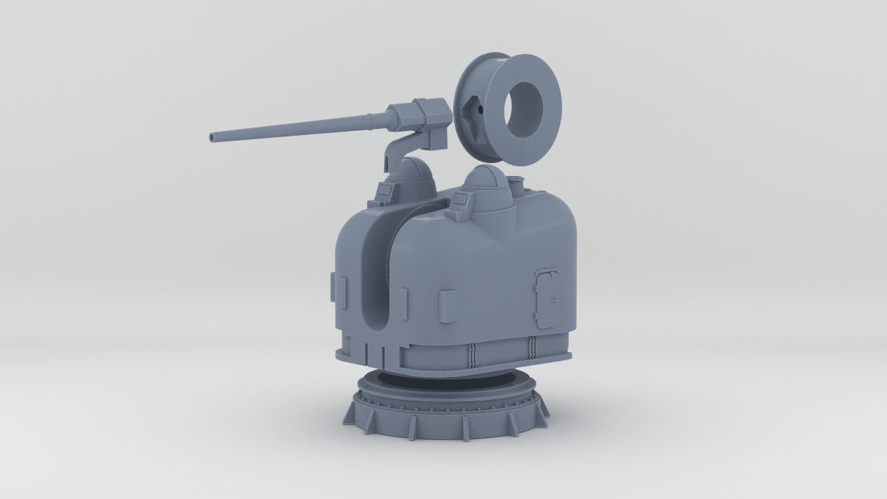1/48 USN 5"/54 Mk.42 "Frog Eye" Mount Kit - distefan 3d print