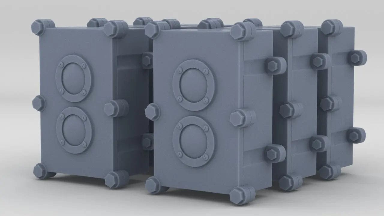 1/48 USN Double Push Button Switch Box Set (6pcs) - distefan 3d print