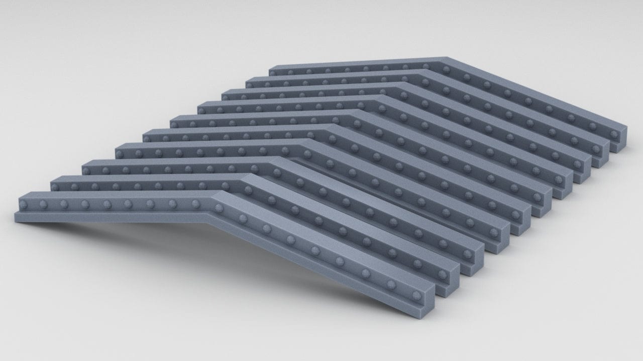 1/48 USS Door Rain Deflectors Set (10pcs) - distefan 3d print