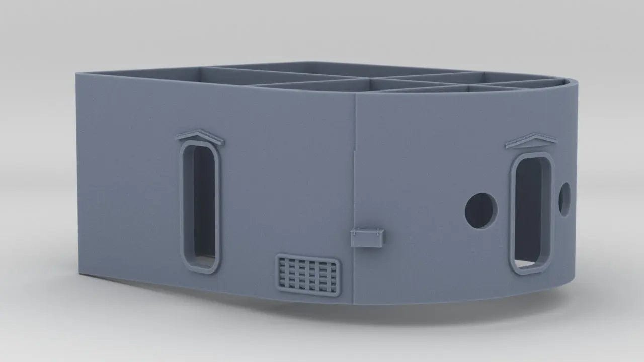 1/48 USS Fletcher "Round Bridge" Deck Level - distefan 3d print