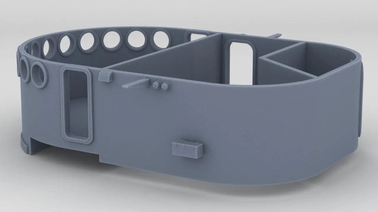 1/48 USS Fletcher "Round Bridge" Pilot House - distefan 3d print