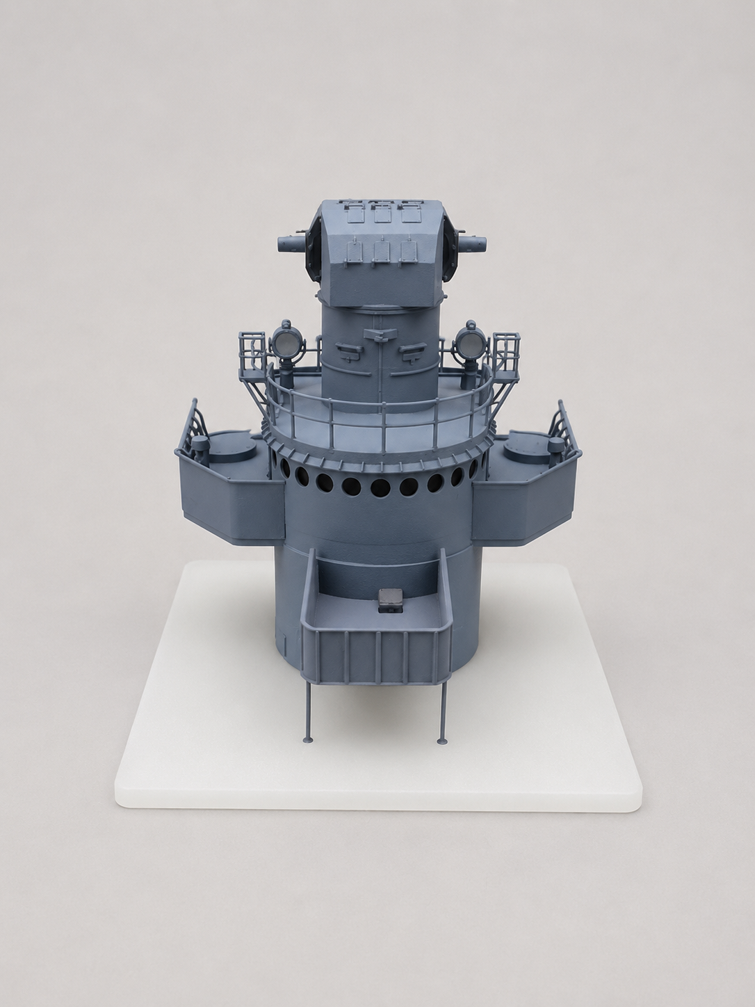 1/48 USS Fletcher 20mm Gun (Round Bridge) Tub - distefan 3d print