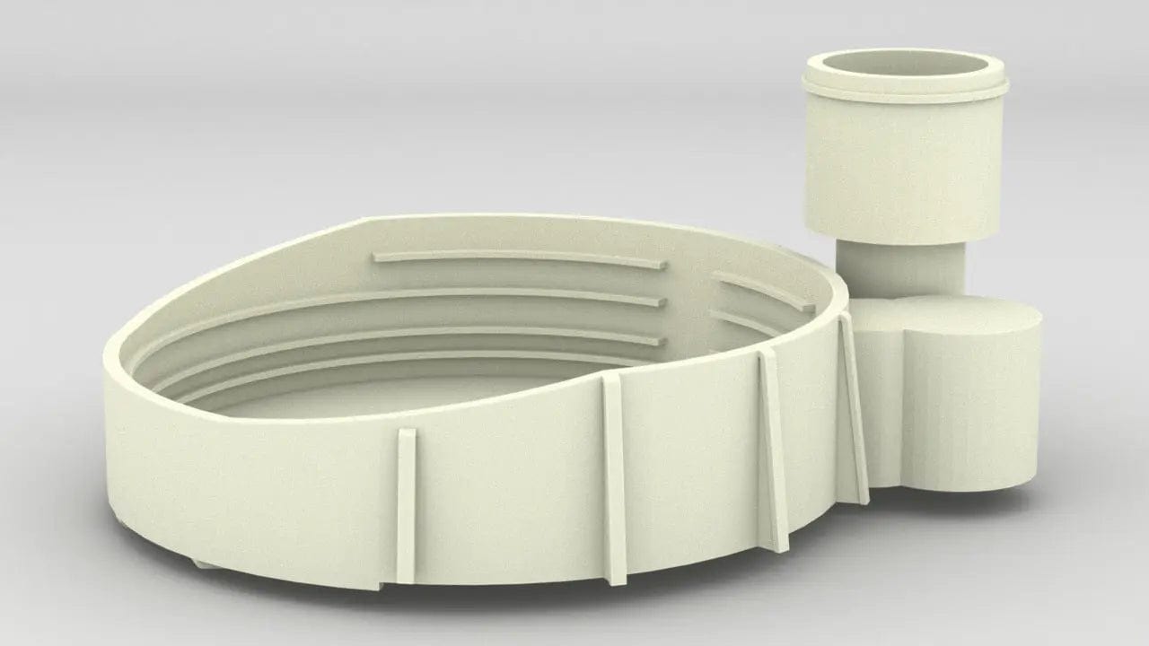 1/48 USS Iowa BB-61 Deck 1 Forward 40mm Tub - distefan 3d print