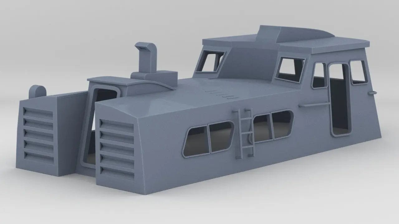 1/48 USS PCF Pilot House - distefan 3d print
