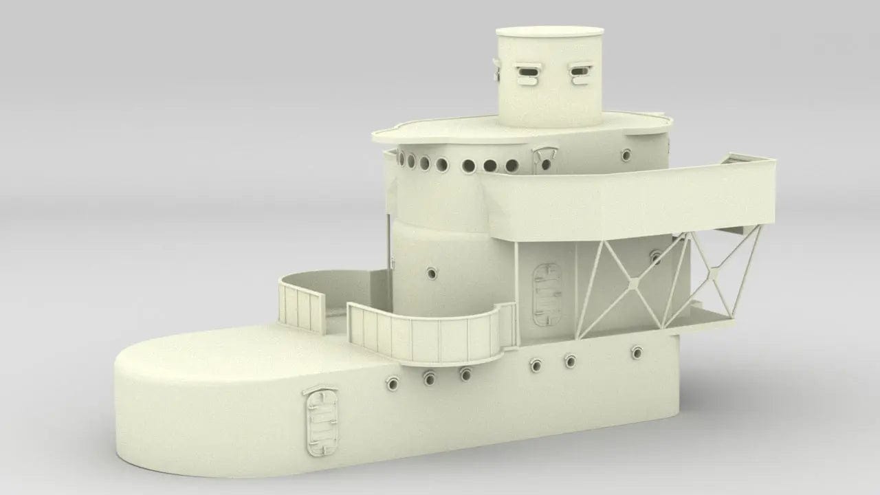 1/48 USS Sims (DD-409) Superstructure - distefan 3d print