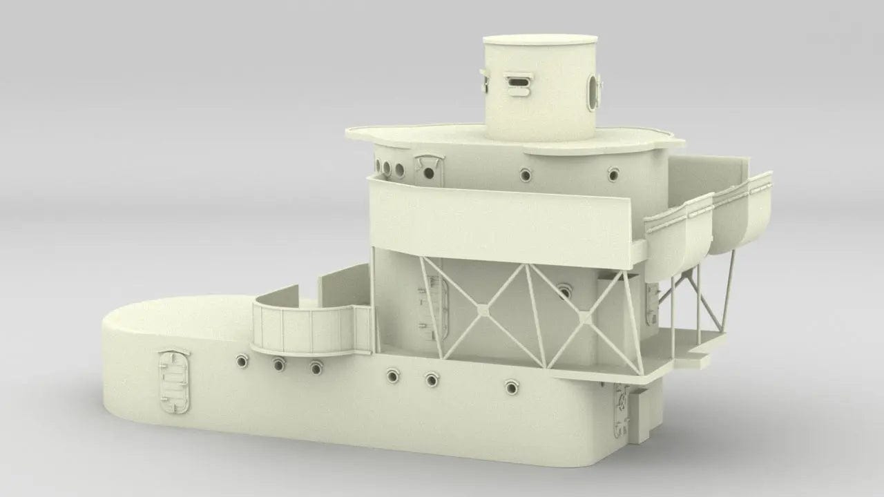 1/48 USS Sims (DD-409) Superstructure - distefan 3d print