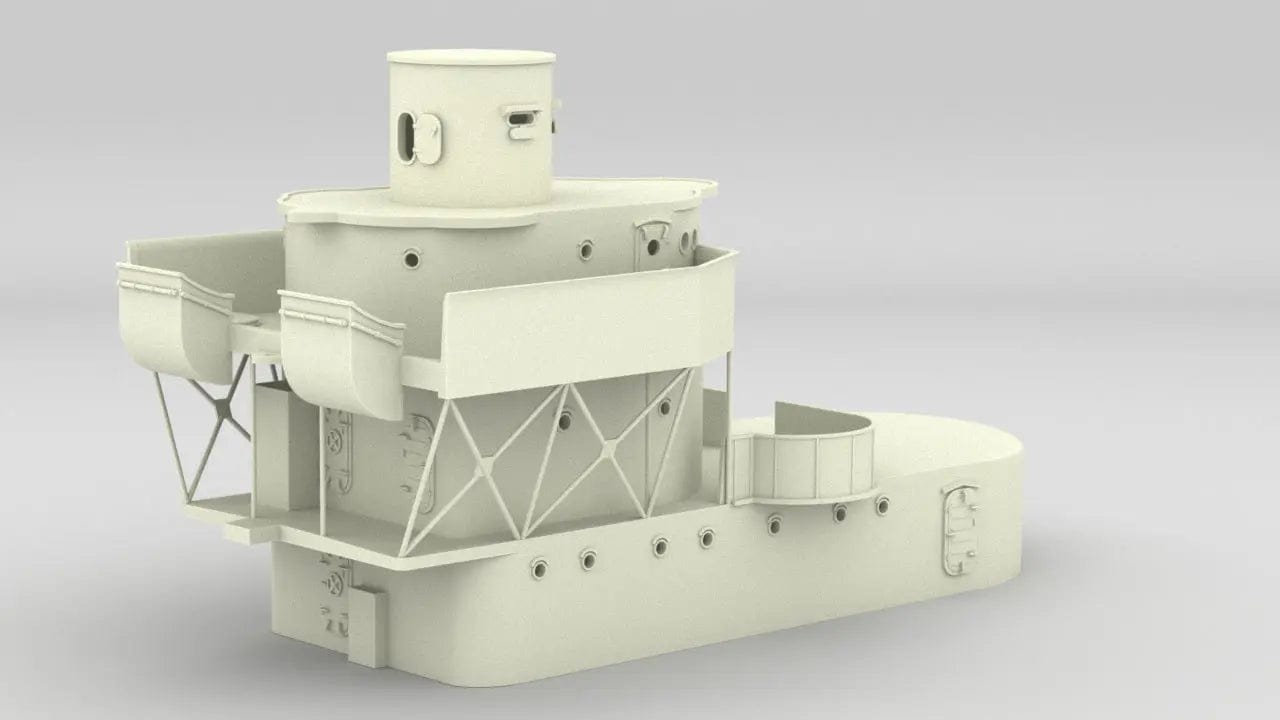 1/48 USS Sims (DD-409) Superstructure - distefan 3d print