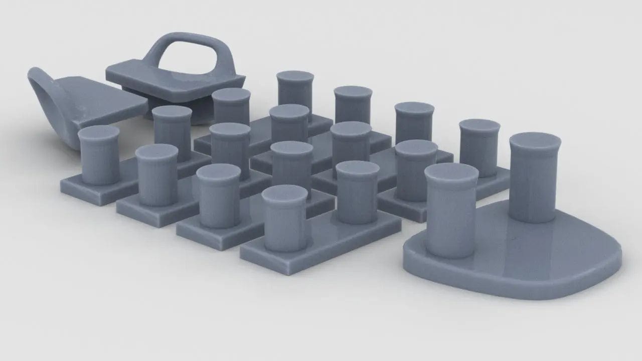 1/48 USS Ward Bitts Set (11pcs) - distefan 3d print
