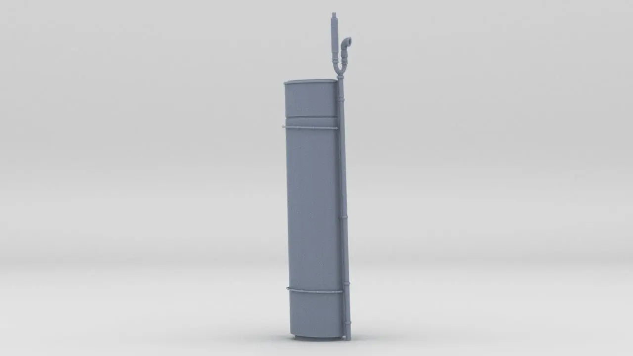 1/48 USS Ward Smoke Stack 1 - distefan 3d print
