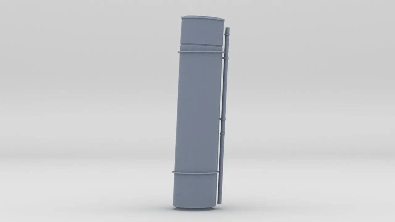 1/48 USS Ward Smoke Stack 2 - distefan 3d print