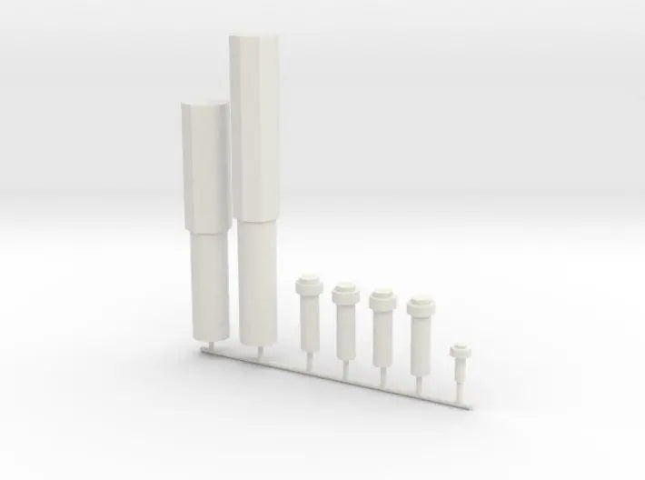 1/5 DKM screws for 3.7cm flak M42 single mount - distefan 3d print