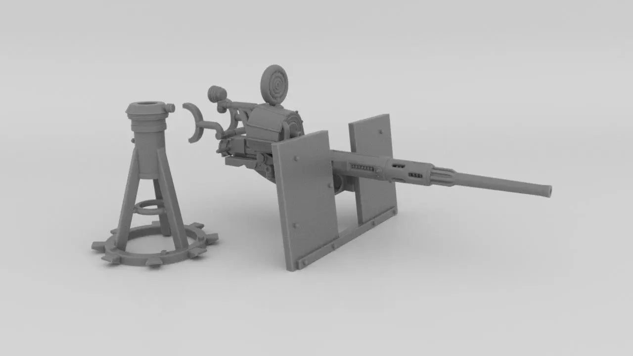 1/50 USN Single 20mm Oerlikon Mk4 Set - distefan 3d print