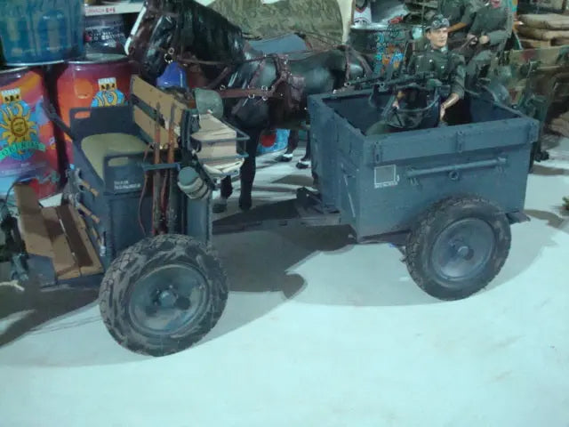 1/6 German If.5 MG-Wagen 36 Anti-Aircraft Wagon Set 3dspro