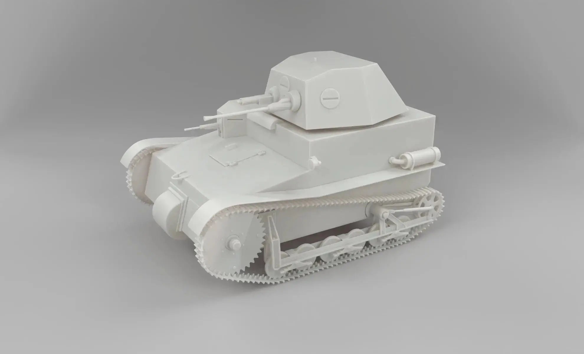 1/6 Hungarian Interwar Tankette Set - distefan 3d print
