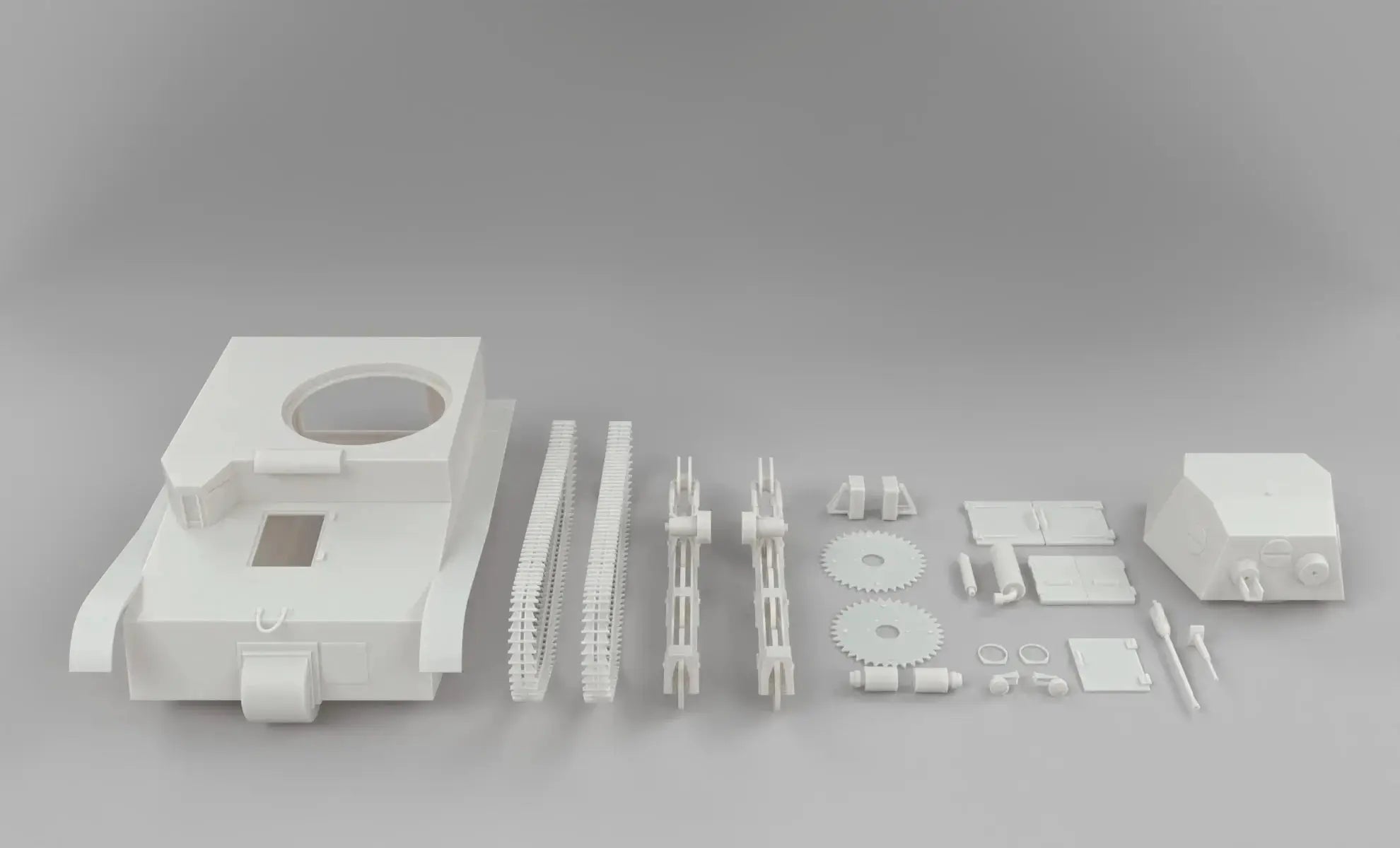 1/6 Hungarian Interwar Tankette Set - distefan 3d print