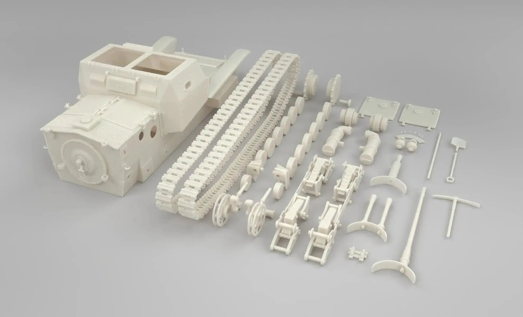 1/6 Italian Tankette Carro Veloce 33 Set - distefan 3d print