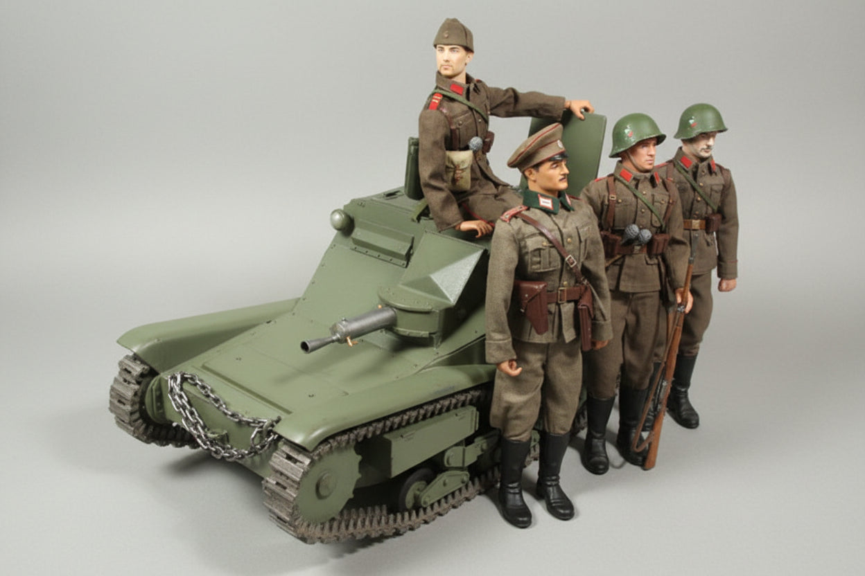 1/6 Italian Tankette Carro Veloce 33 Set OITECH