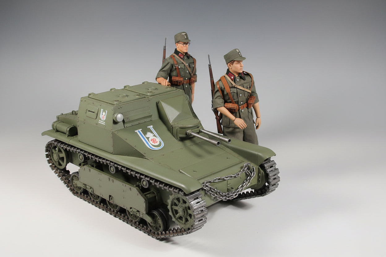 1/6 Italian Tankette Carro Veloce 33 Set OITECH
