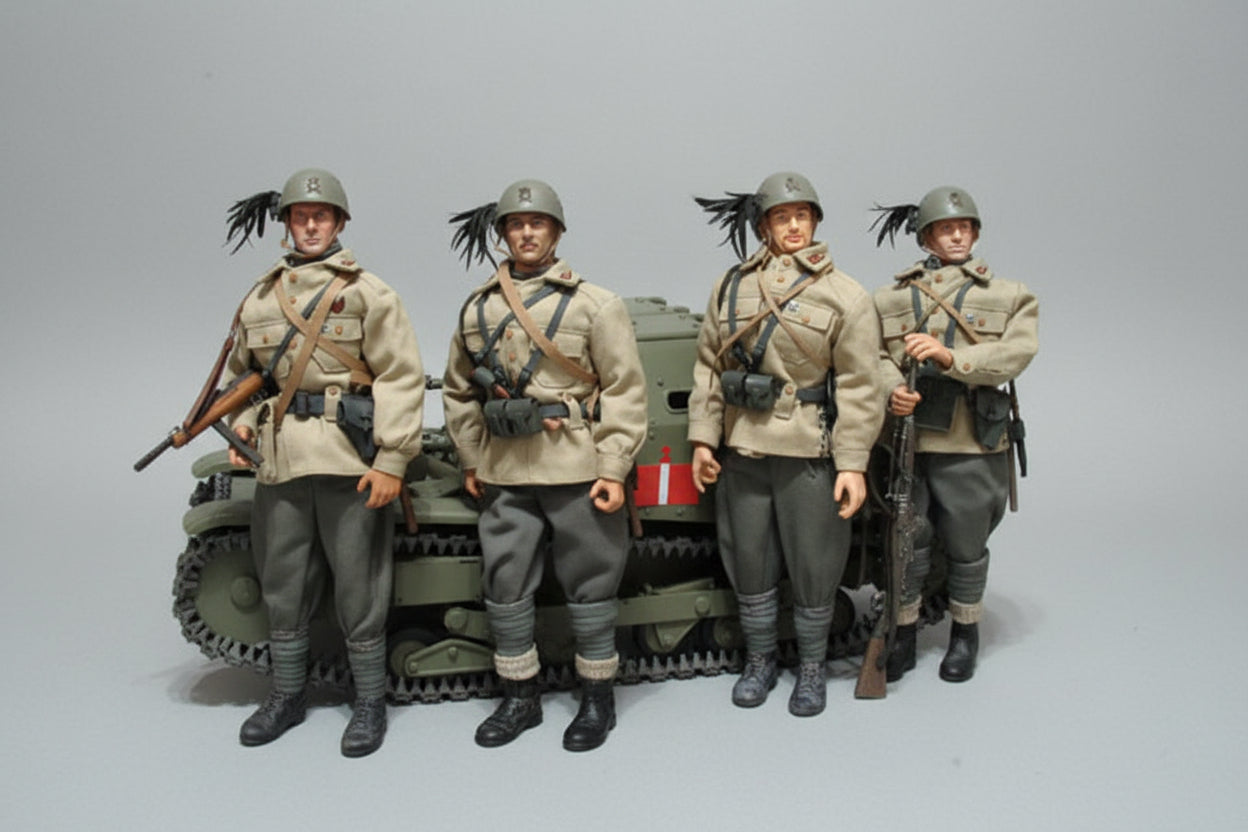 1/6 Italian Tankette Carro Veloce 33 Set OITECH