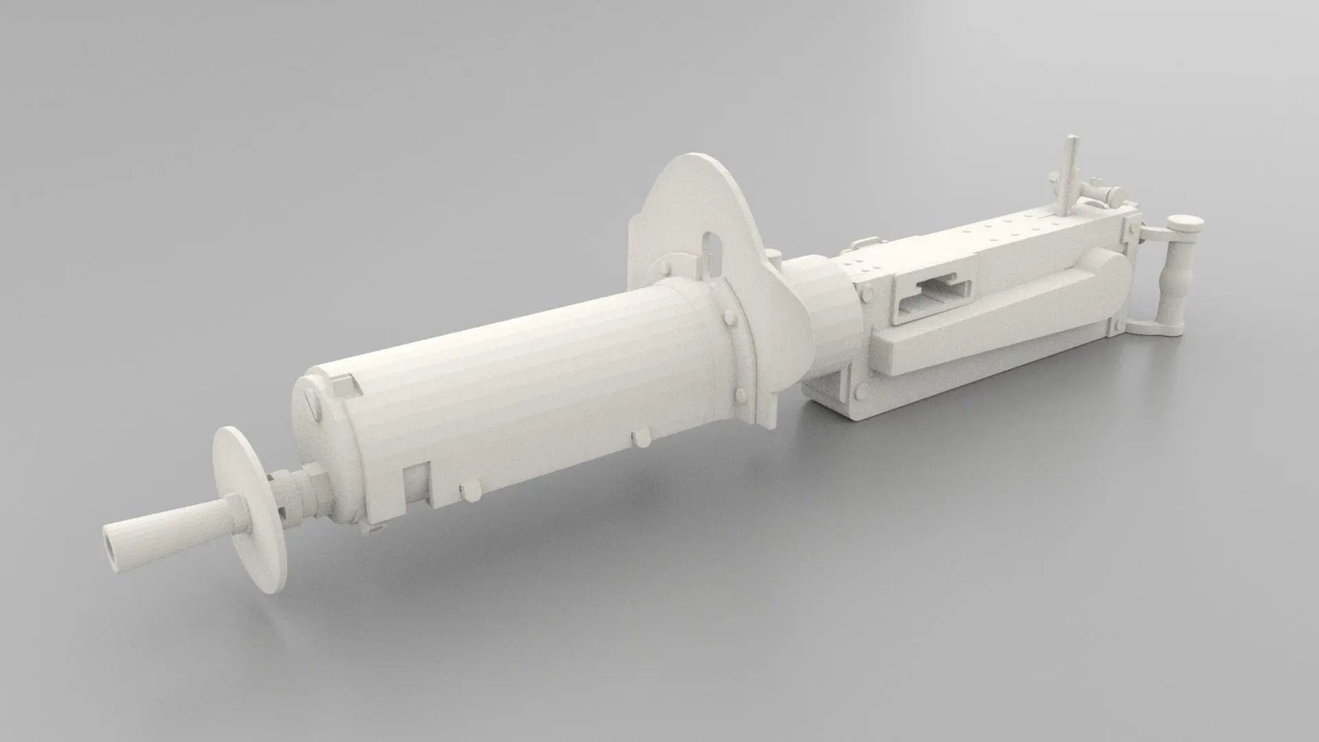 Forge Your Masterpiece: 1/6 MG 08 Machine Gun - Barrel (Unpainted)