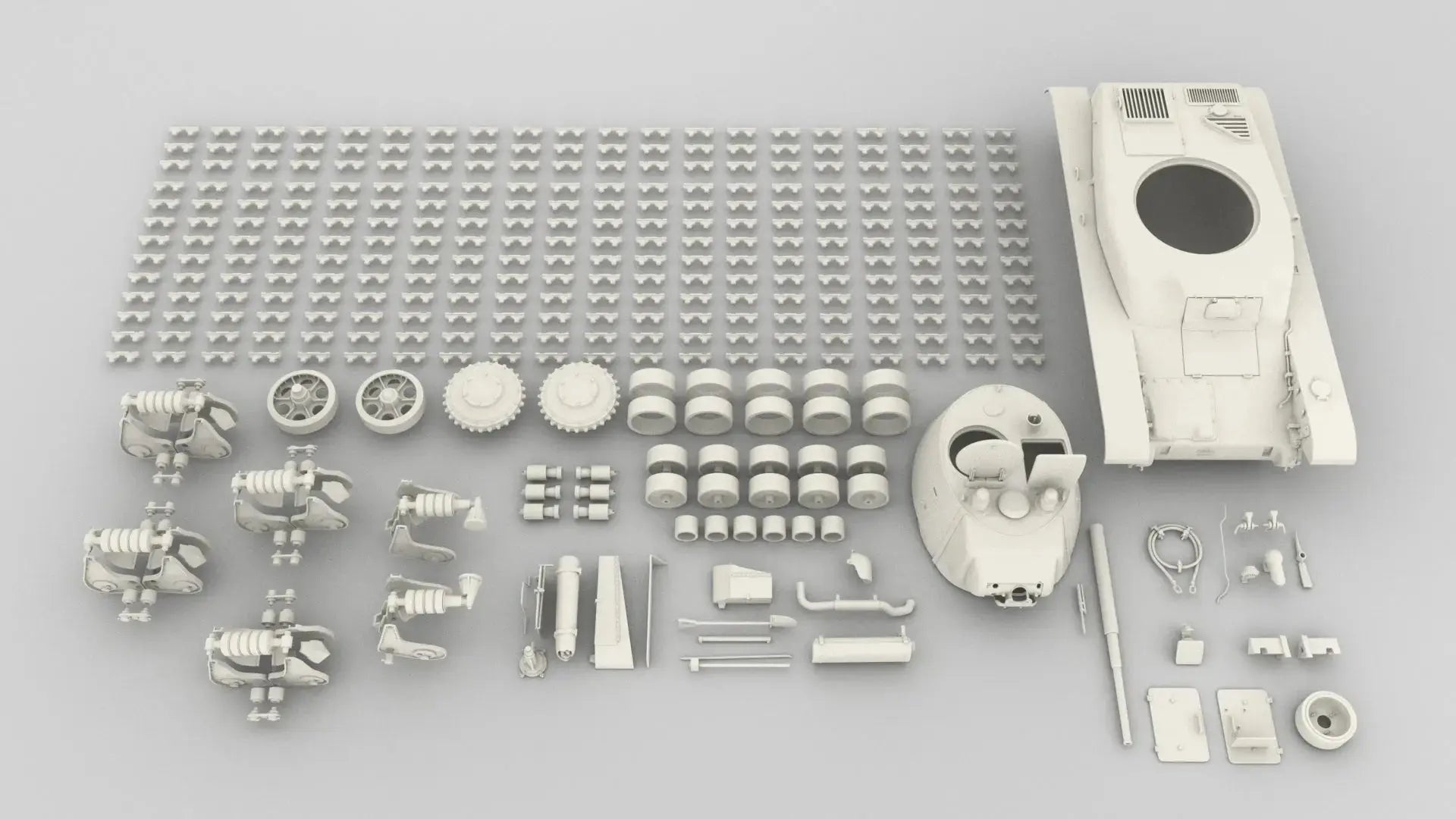 1/6 Renault R-35 with T-26 turret Set 3dspro