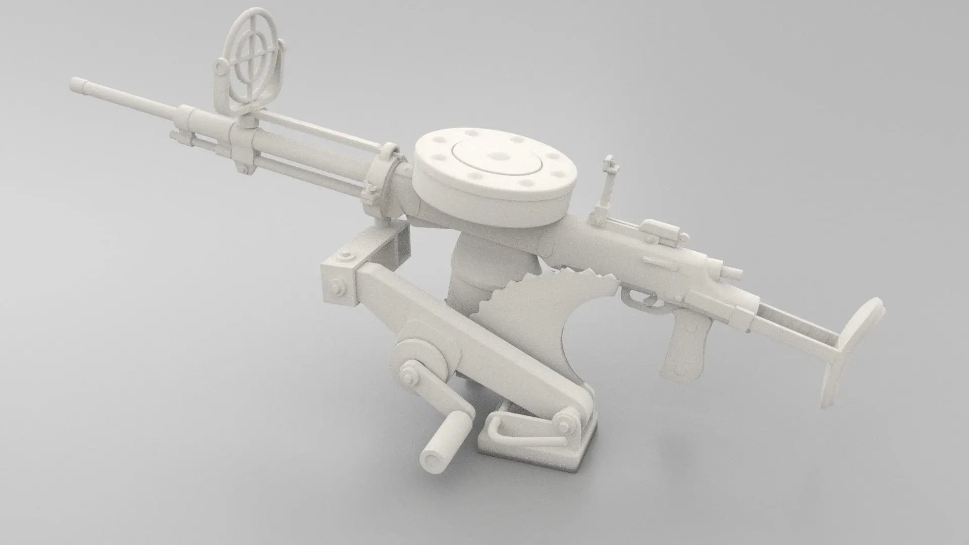 Arm Your BT-7A: Superbly Detailed 1/6 Soviet BT-7A - Turret Guns Set (Unpainted)