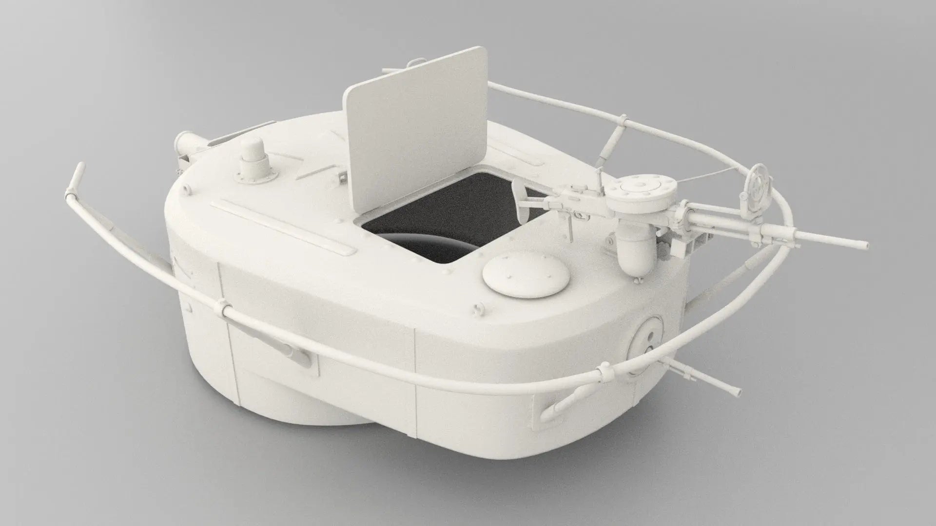 Arm Your BT-7A: Superbly Detailed 1/6 Soviet BT-7A - Turret Guns Set (Unpainted)