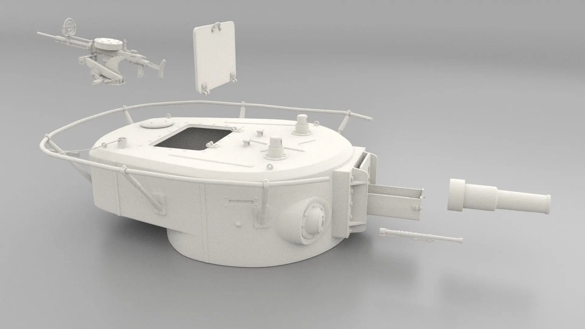 Hatch Up Realism: 1/6 Soviet BT-7A - Turret Hatch (Unpainted)