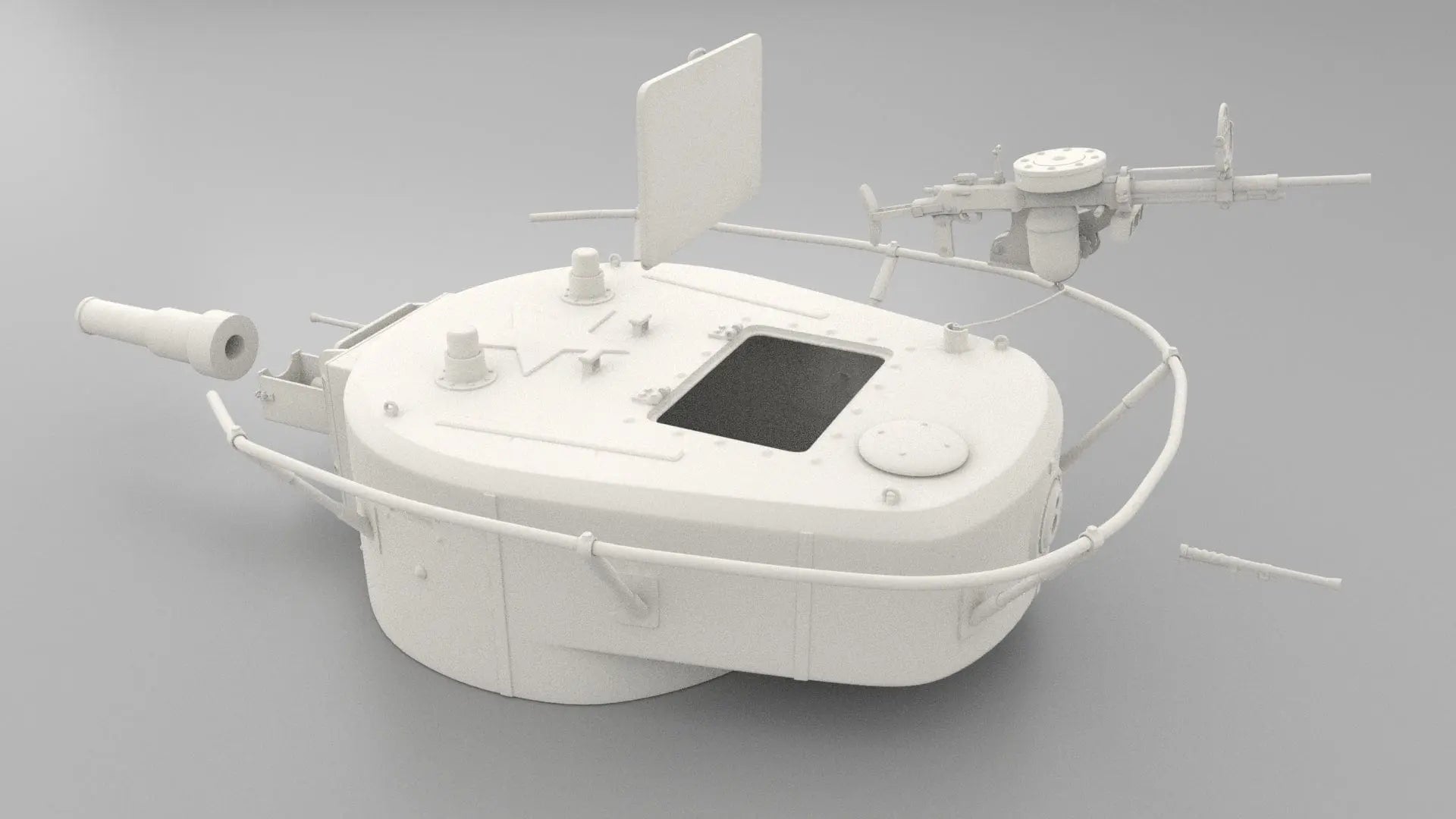 Hatch Up Realism: 1/6 Soviet BT-7A - Turret Hatch (Unpainted)