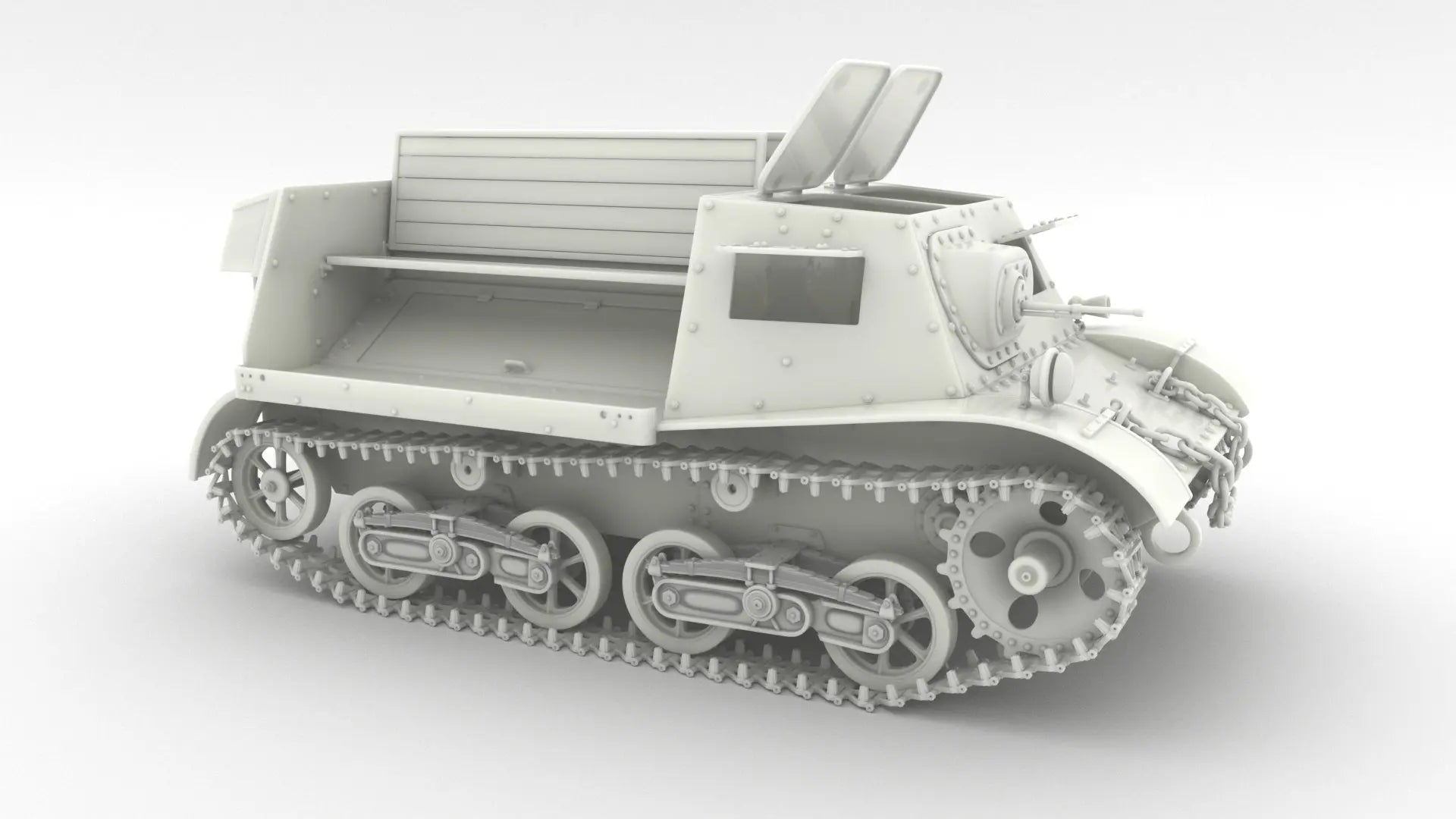 1/6 Soviet T-20 Kosmomolets Set 3dspro