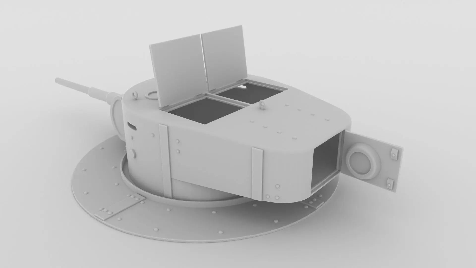 1/6 Soviet T-26 Bunker Turret 3dspro